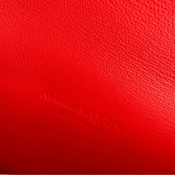 Alexander McQueen Skull Clasp Envelope Clutch Purse - Picture 6 of 6